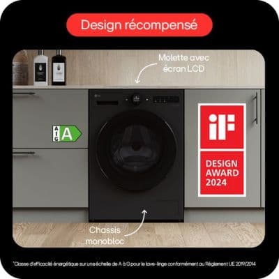 Lave linge hublot LG F34X76BSTA - Image 4