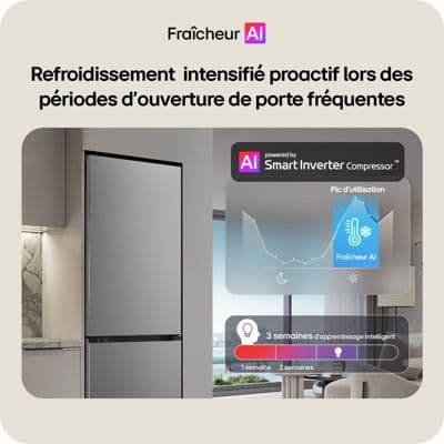 Réfrigérateur combiné LG GBBSJ2CCPY - Image 7