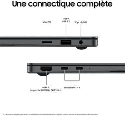 Ordinateur portable SAMSUNG Galaxy Book5 Pro 14'' Copilot+ PC Gris - Image 5