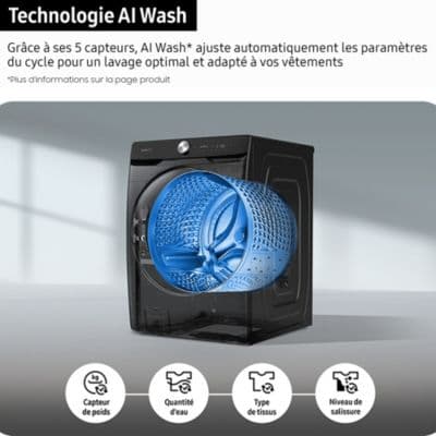Lave linge hublot SAMSUNG WF20DG8650BW - Image 4