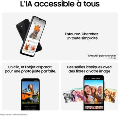 Smartphone SAMSUNG Galaxy A26 Noir 128Go 5G - Image 4