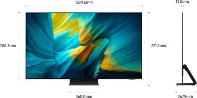 TV OLED SAMSUNG TQ55S95F sans reflet 4K AI 2025 - Image 2