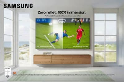 TV OLED SAMSUNG TQ77S95F sans reflet 4K AI Smart TV 2025 - Image 3