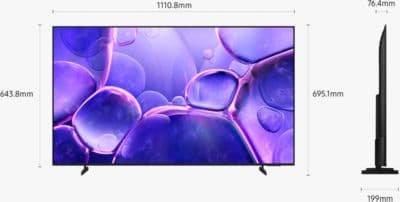 TV LED SAMSUNG TU50U8005F 4K AI Smart TV 2025 - Image 2
