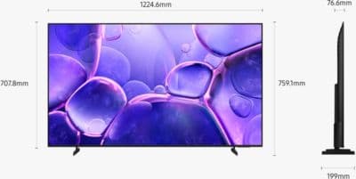 TV LED SAMSUNG TU55U8005F4K AI SmartTV 2025 - Image 2