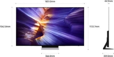 TV OLED SAMSUNG TQ83S90F 4K AI Smart TV 2025 - Image 2