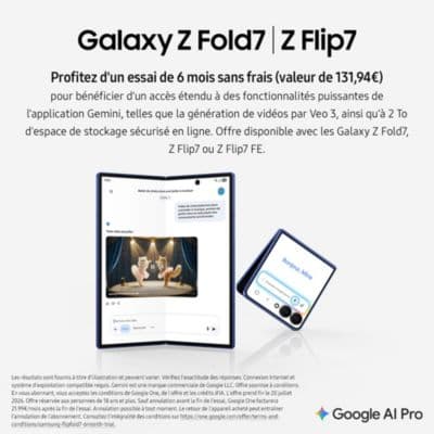 Smartphone SAMSUNG Galaxy Z Fold7 Noir Absolu 256Go - Image 3