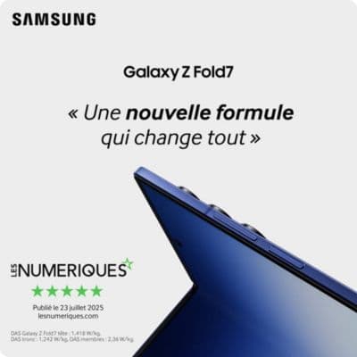 Smartphone SAMSUNG Galaxy Z Fold7 Noir Absolu 256Go - Image 4