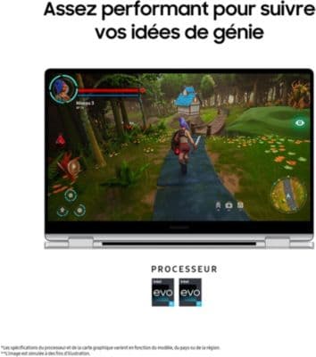 Ordinateur portable SAMSUNG Galaxy Book4 15.6' I7 16Go 512Go - Image 3
