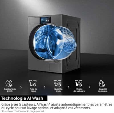 Lave linge compact SAMSUNG WW80FG3M05AW - Image 6