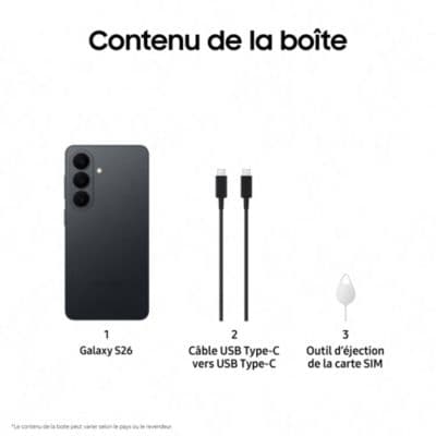 Smartphone SAMSUNG Galaxy S26 Noir 256Go - Image 9