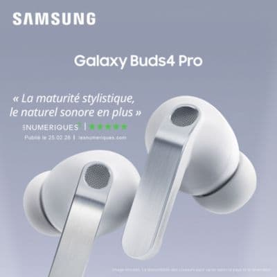 Ecouteurs SAMSUNG Buds 4 Pro Blanc - Image 2