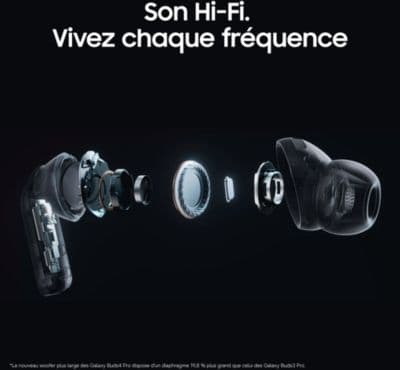 Ecouteurs SAMSUNG Buds 4 Pro Blanc - Image 3