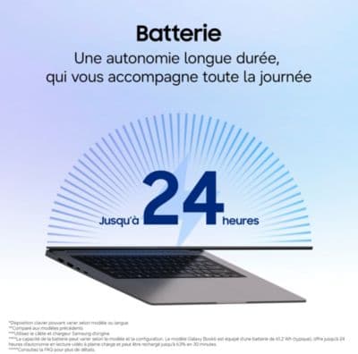 Ordinateur portable SAMSUNG Galaxy Book6 Intel Core Ultra 7 16" Tactile - 16Go RAM SSD512Go - Copilot+ - Image 4