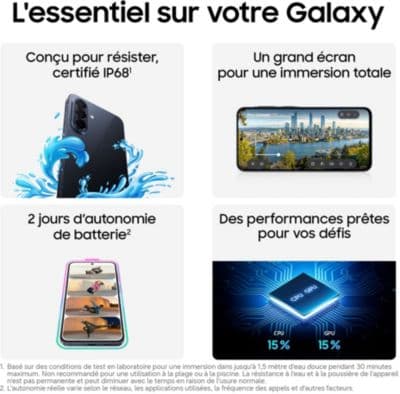 Smartphone SAMSUNG Galaxy A57 128Go Gris 5G - Image 6