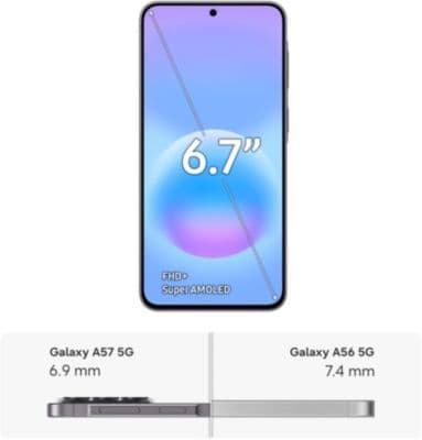 Smartphone SAMSUNG Galaxy A57 128Go Gris 5G - Image 8