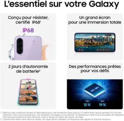 Smartphone SAMSUNG Galaxy A37 128Go Graphite 5G - Image 6