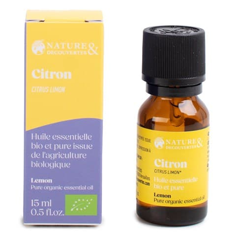 Huile essentielle bio* de citron 15ml - Image 3