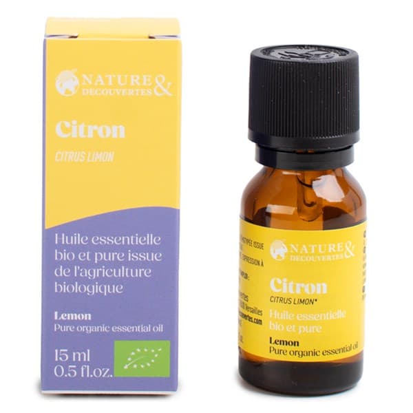 Huile essentielle bio* de citron 15ml - Image 2