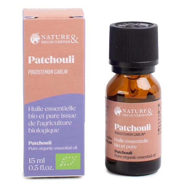 Huile essentielle bio* de patchouli 15ml - Image 2