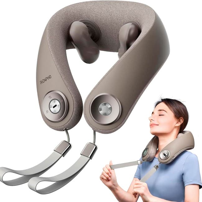 Masseur pour cervicales sans fil U-Neck Mini Bluetooth Renpho
