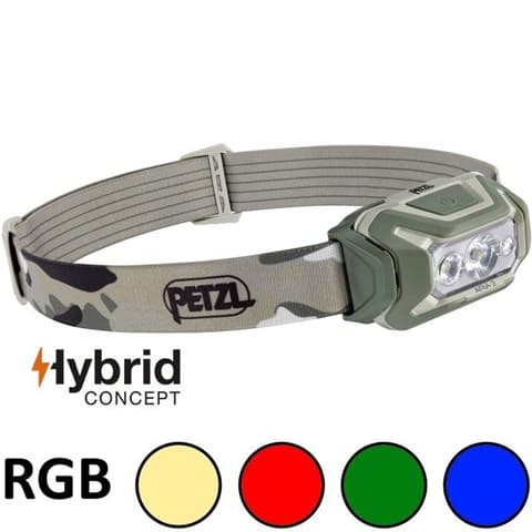 Lampe frontale petzl aria 2 rgb hybrid camouflage - Image 3