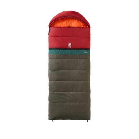 Sac de couchage 190 gris et rouge - Image 3