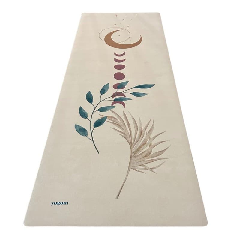 Tapis de yoga et fitness performance clair de lune