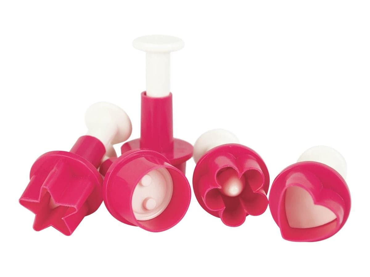 Lot de 5 mini découpoirs ScrapCooking® - Fleur, pois, cœur, bouton, étoile - Image 5