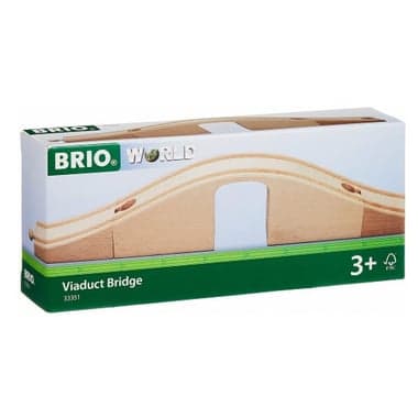 Pont viaduc en bois 3 pieces - brio world - 33351 - accessoire circuit train - Image 3