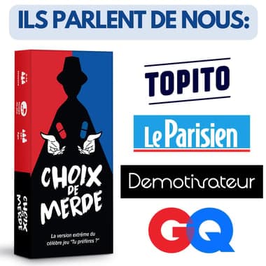 Choix de Merde - Le Jeu des dilemmes extrêmes - Jeu de société Adulte - Jeu d'ambiance - Jeu de Carte pour des soirées Cultes Entre Amis - Humour Noir - Image 5