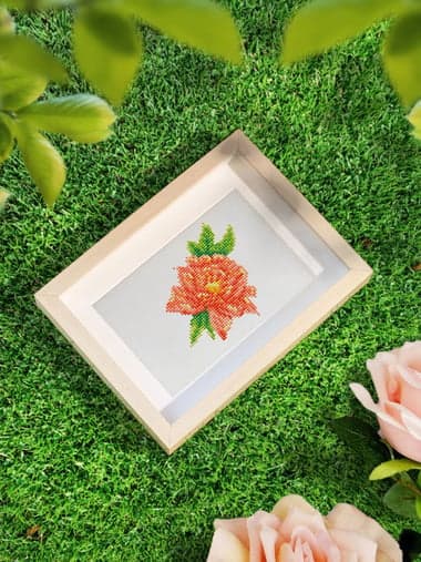 Figured’Art Mini Série Diamond Painting - Coffret Premium 12 toiles de 15x18cm Fleurs - Broderie Diamant avec Strass Carrés - Kit Complet - Image 6