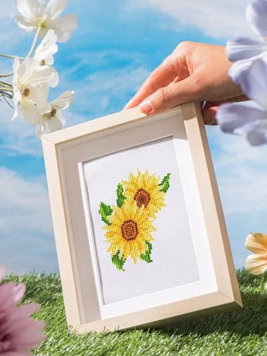 Figured’Art Mini Série Diamond Painting - Coffret Premium 12 toiles de 15x18cm Fleurs - Broderie Diamant avec Strass Carrés - Kit Complet - Image 8