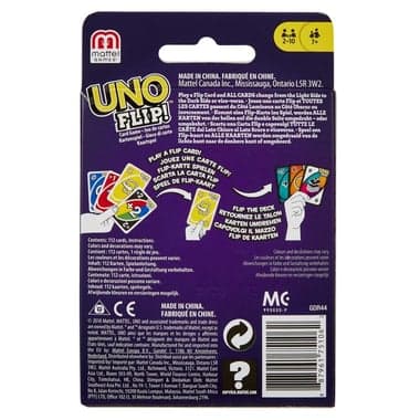 Mattel Games - Uno Flip Side - Jeu de cartes Familles - 7 ans et + - Image 4
