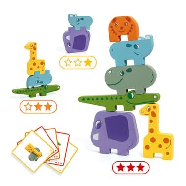Ze Totanimo - Jeu d'équilibre en bois - Djeco - Image 5