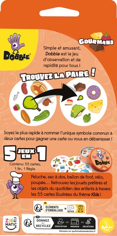 Jeu de cartes Dobble Gourmandise - Image 3