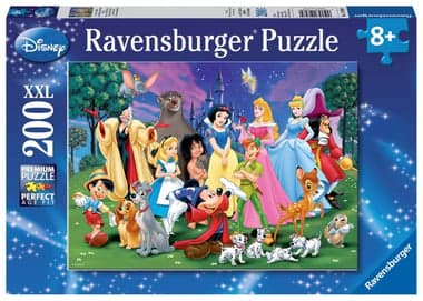 Puzzle 200 p XXL - Les grands personnages Disney - Image 1