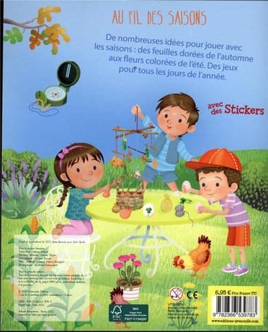 Au fil des saisons : cahier de jeux et activités en plein air - Image 3