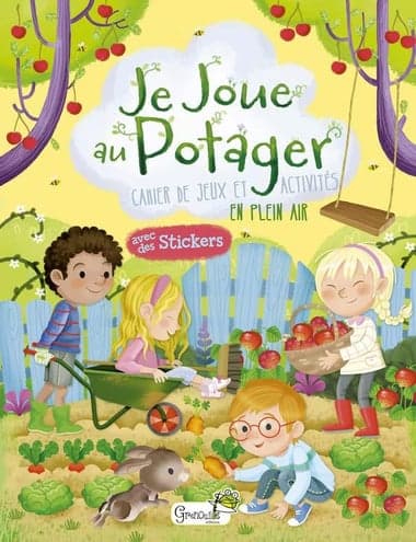 Je joue au potager - cahier de jeux et activités en plein air - Image 1