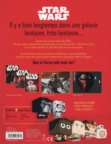 Papertoys - disney star wars - personnages à construire - voyage vers l'épisode vii - Image 3