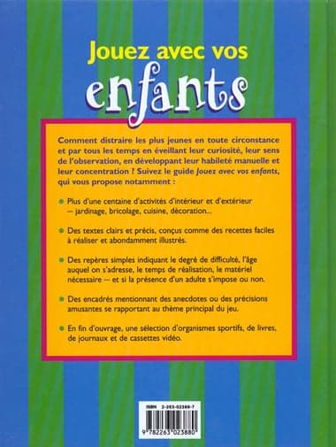 Jouez avec vos enfants: activites d'interieur et de plein air - Image 3
