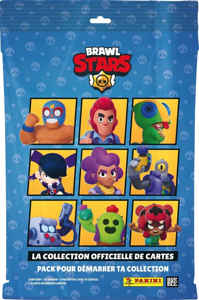 Starter Pack Panini - Brawl Stars - Classeur + 2 boosters + 1 carte collector édition limitée - Image 2