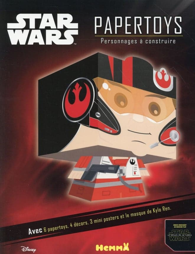 Anthony Marras Papertoys - disney star wars - personnages à construire - voyage vers l'épisode vii