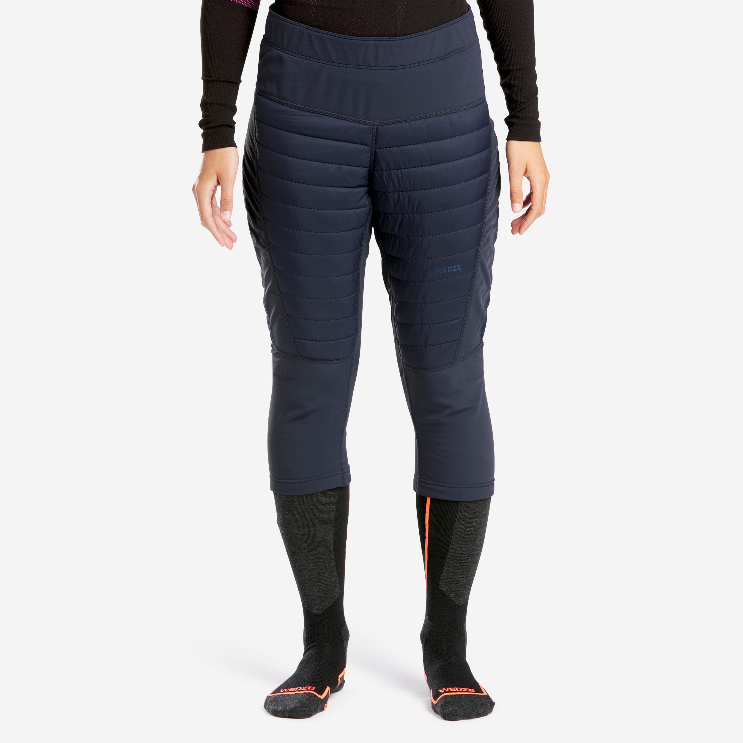 Sous-pantalon de ski chaud et respirant femme, FR 900 bleu