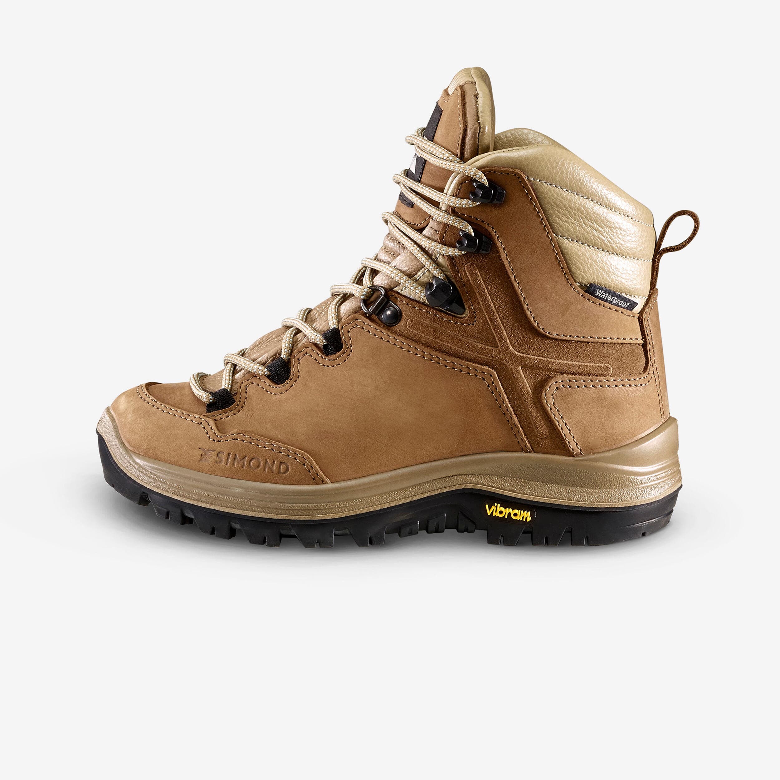 Seconde vie - CHAUSSURES TREKKING CUIR IMPERMÉABLES - VIBRAM - MT500 LEATHER ...