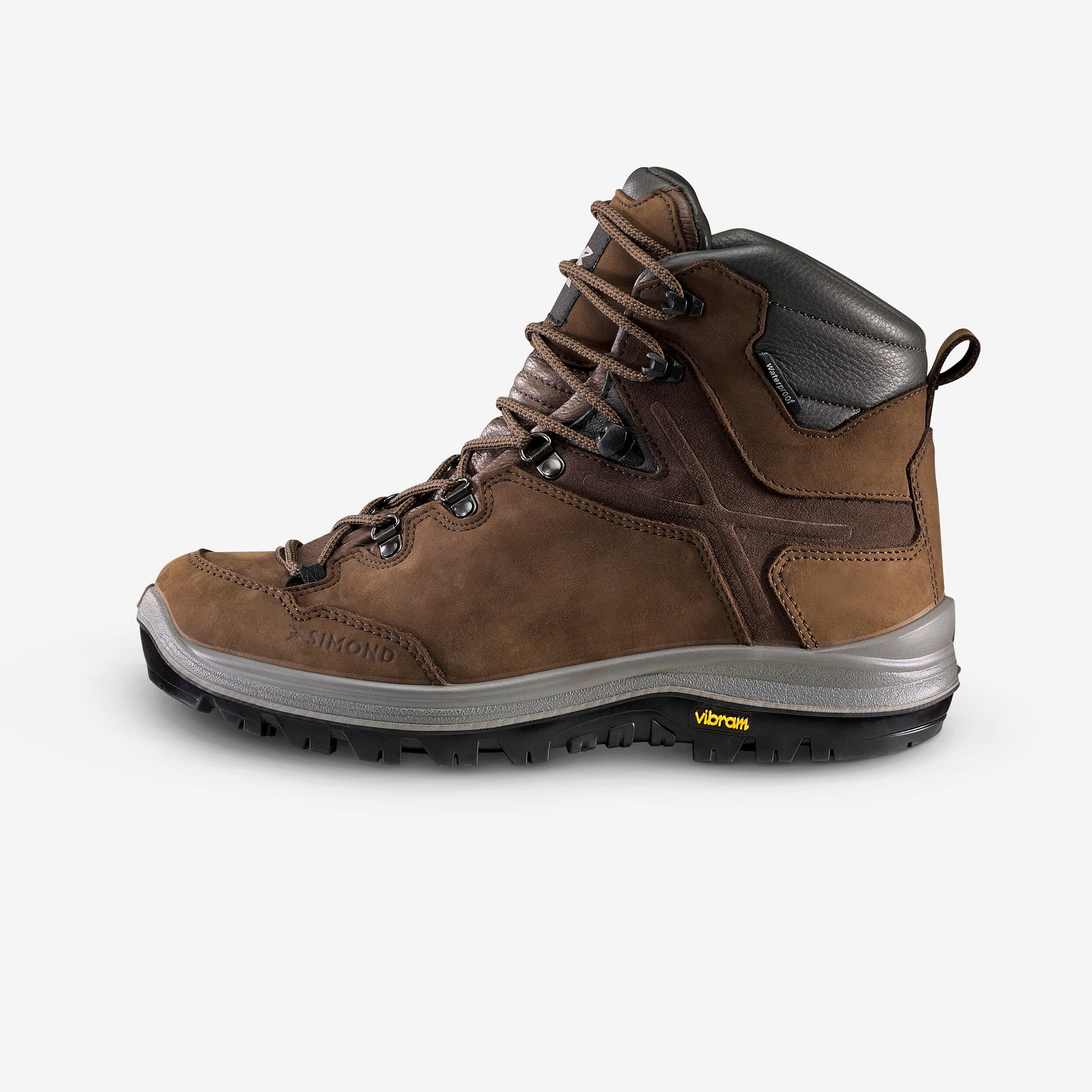 Seconde vie - CHAUSSURES TREKKING CUIR IMPERMÉABLES - MT500 - HOMME HAUTE