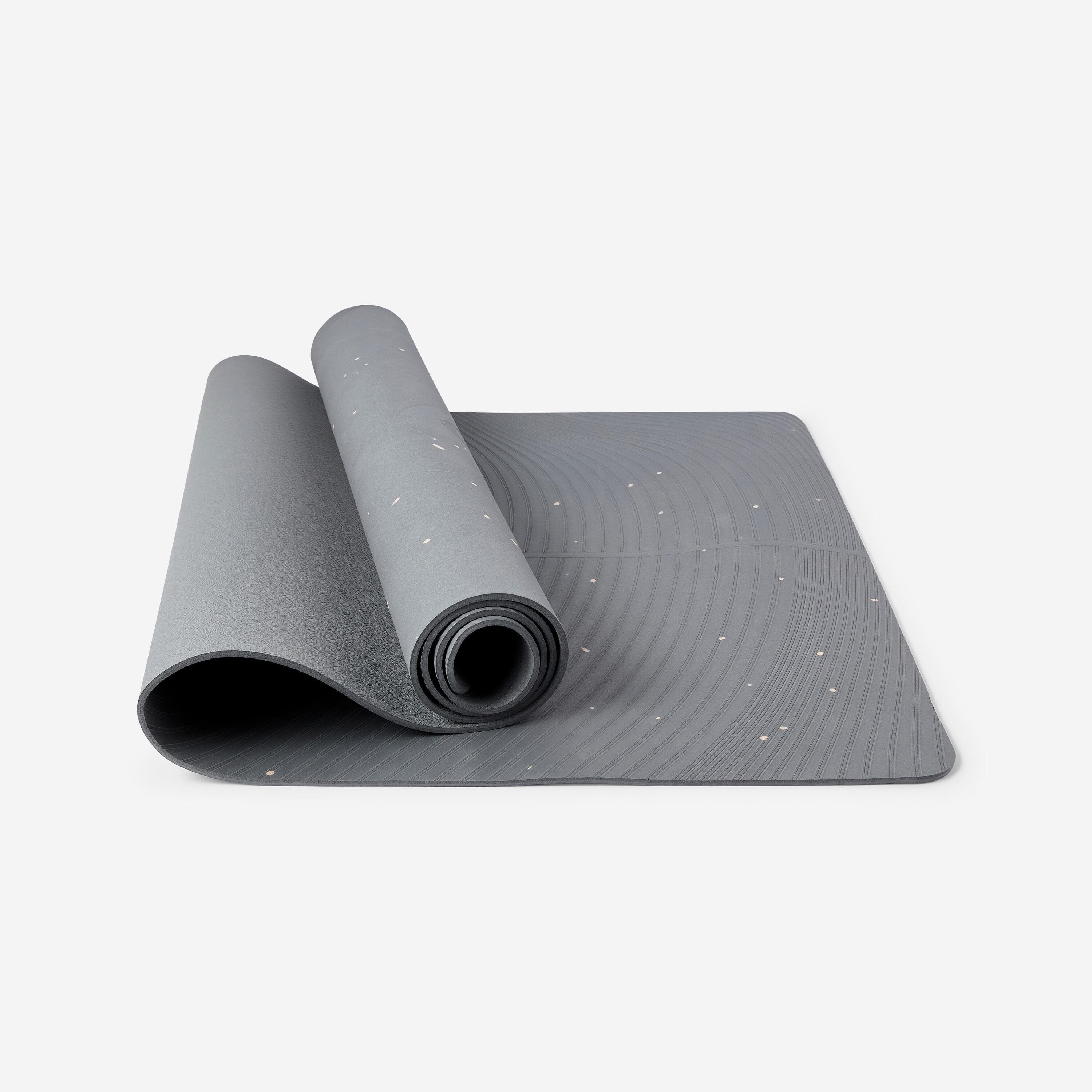 Tapis yoga light  xl 200 x 75 cm x 5mm gris