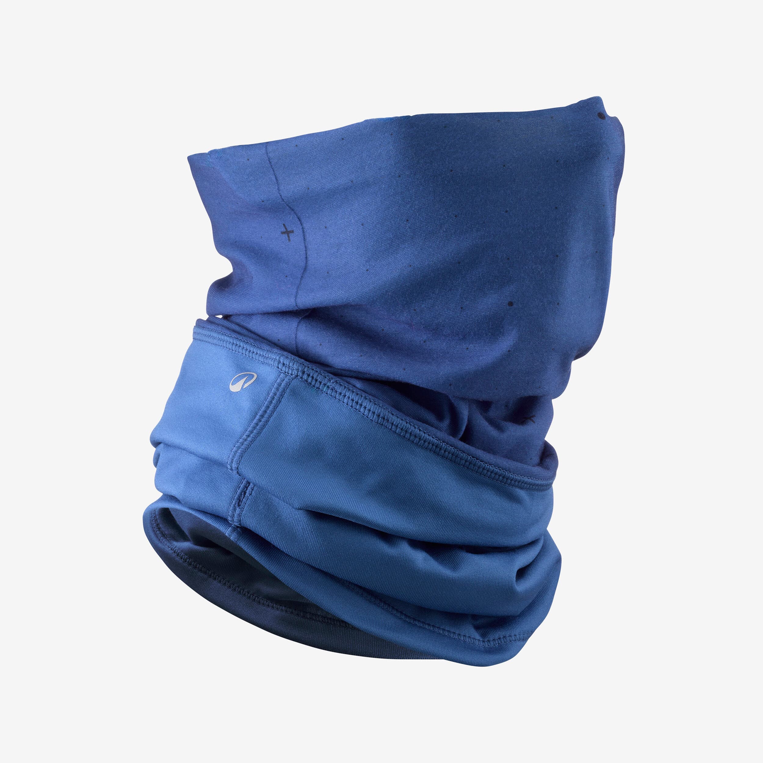 Cache cou bi-matière et modulable adulte, HUG 900 bleu
