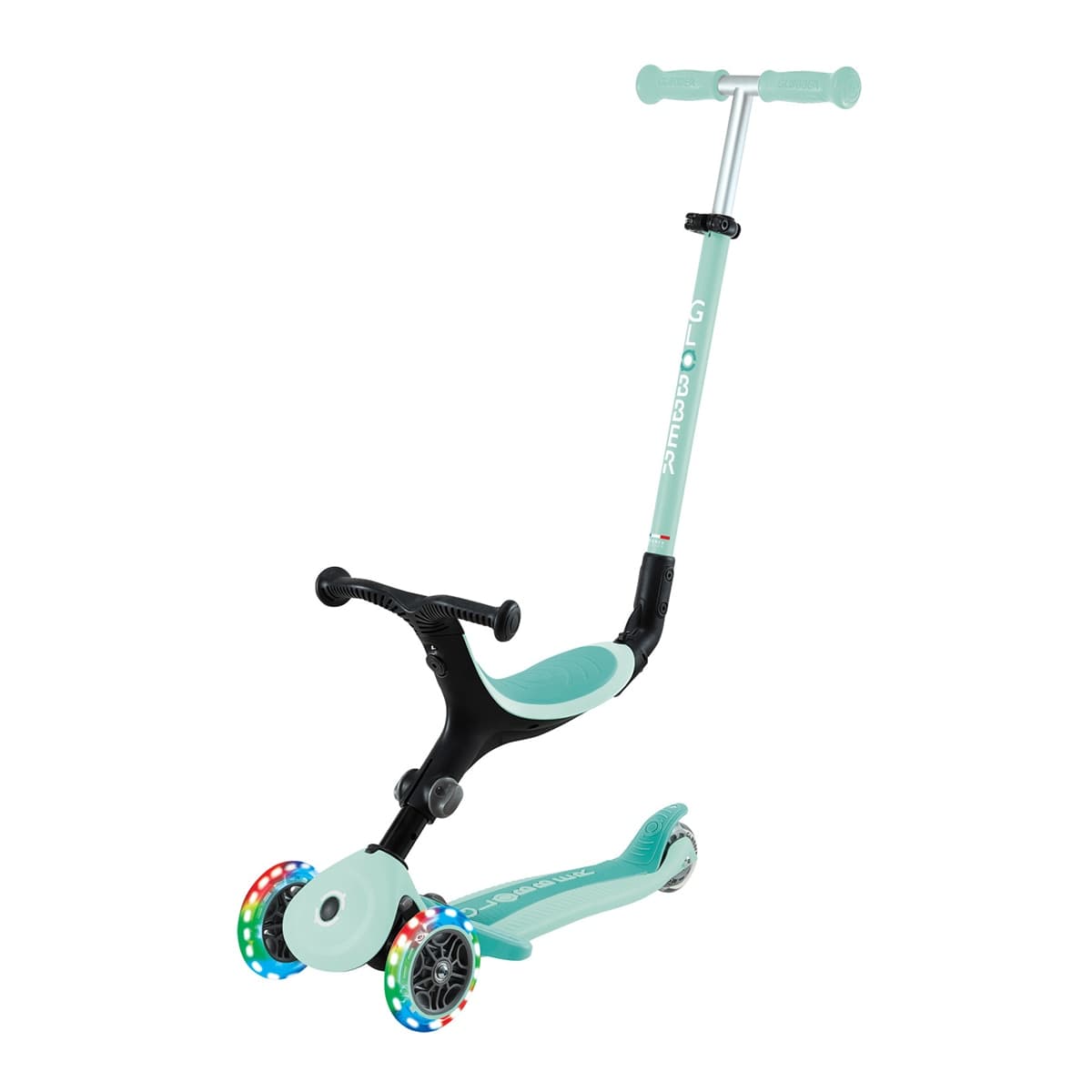 Globber Patinete Go Up Active luces Menta Globber
