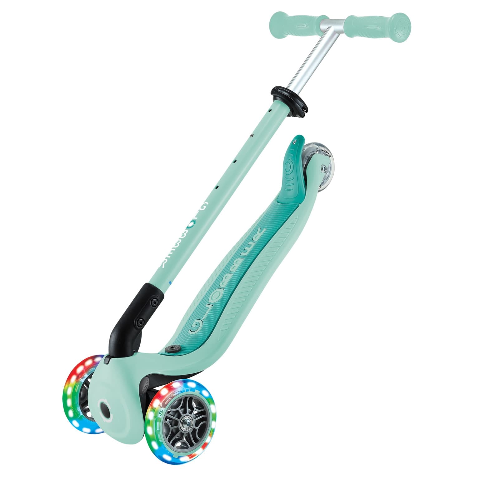 Patinete Go Up Active luces Menta Globber - Image 5